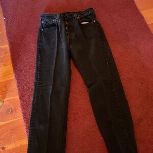 Levi's Black 501 Jeans